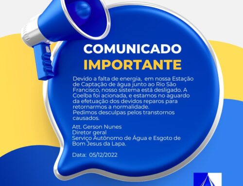 Comunicado Importante